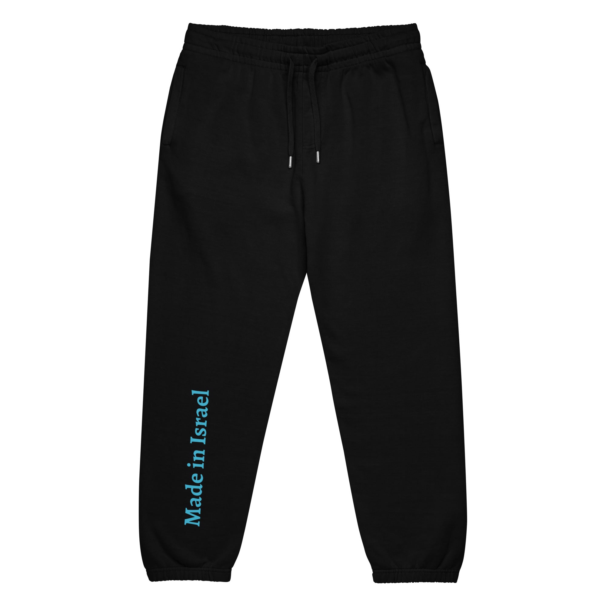 Israeli Sweatpants - black front view